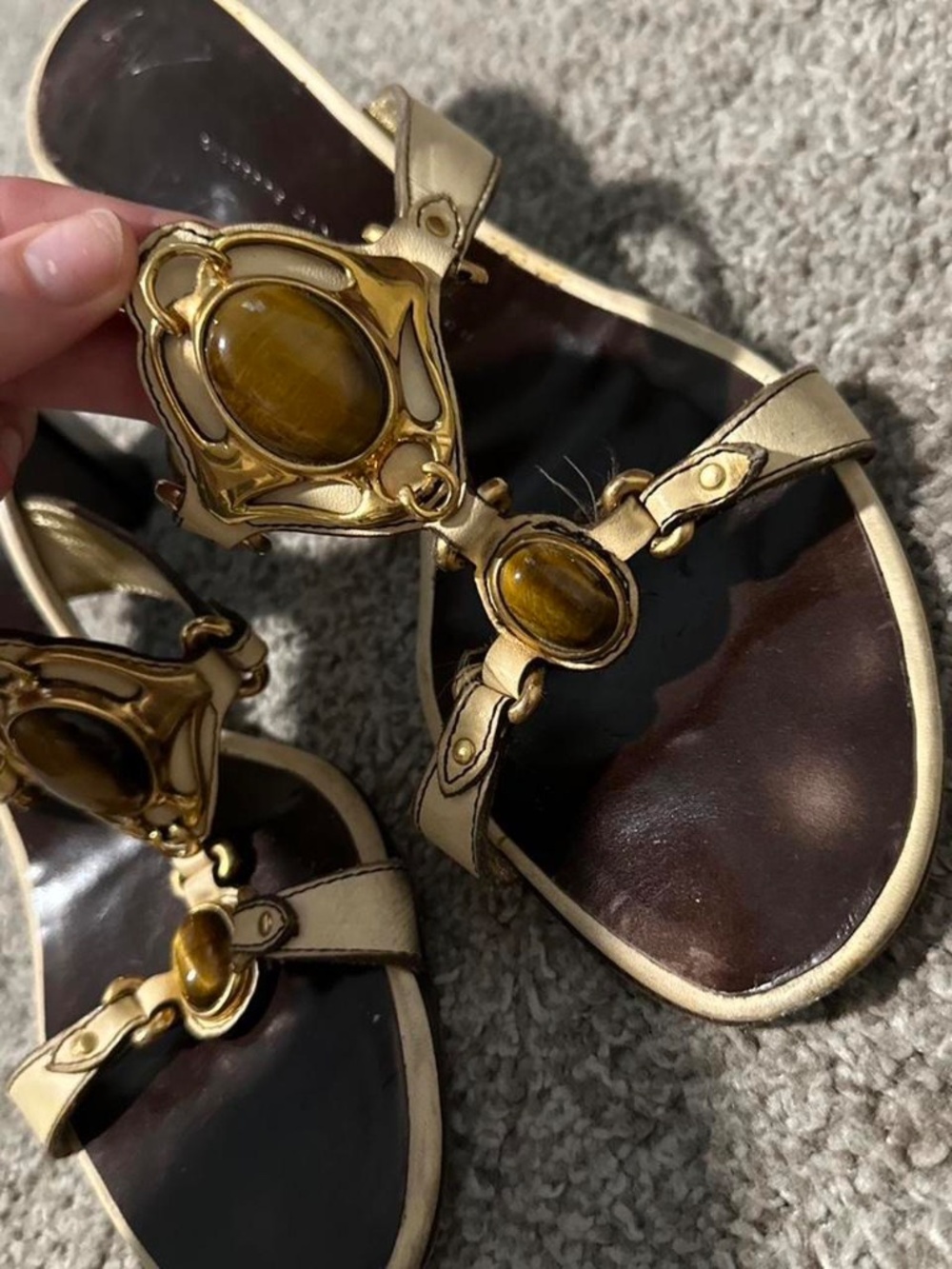 INSANE Giuseppe zanotti tigers eye heels - Picture 3 of 7